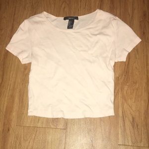 Light Pink Semi-Cropped t shirt